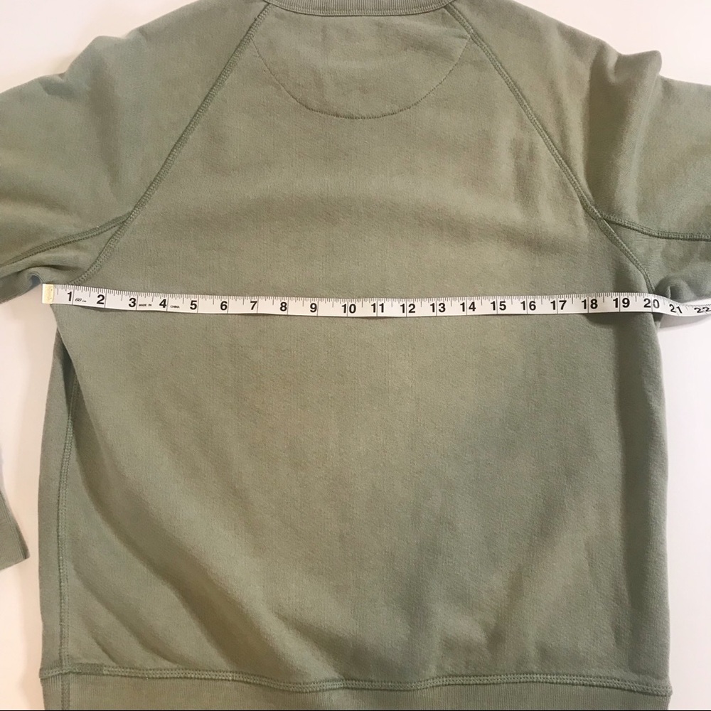 NWT Madewell Sweatshirt Olive Green Size Small - Picture 6 of 8
